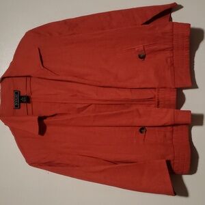 NYCC terracotta/orange jacket cardigan NWT